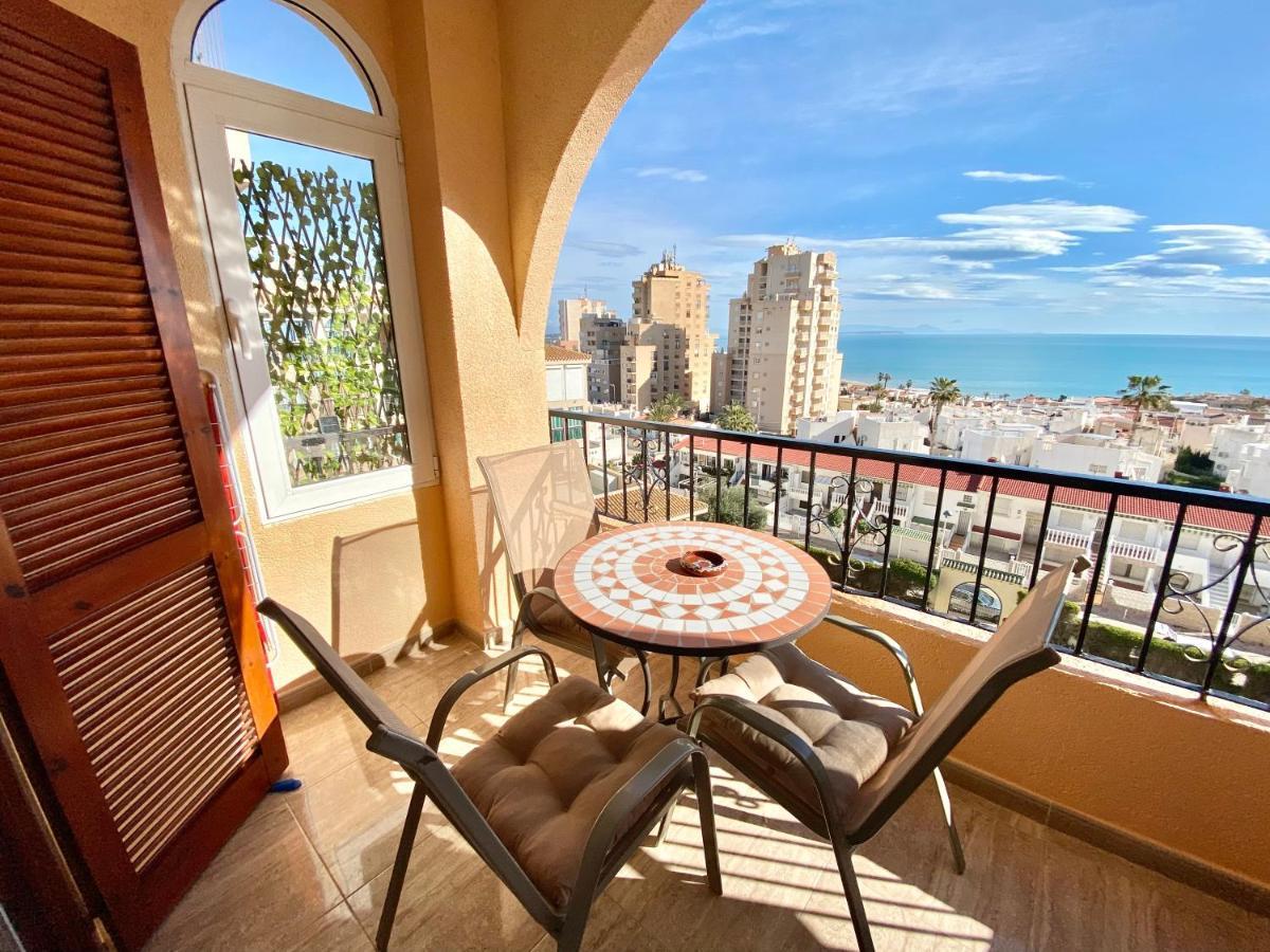 Beautiful Apartment Near Lamata Beach With Panorama Sea View!!! Torrevieja Bagian luar foto