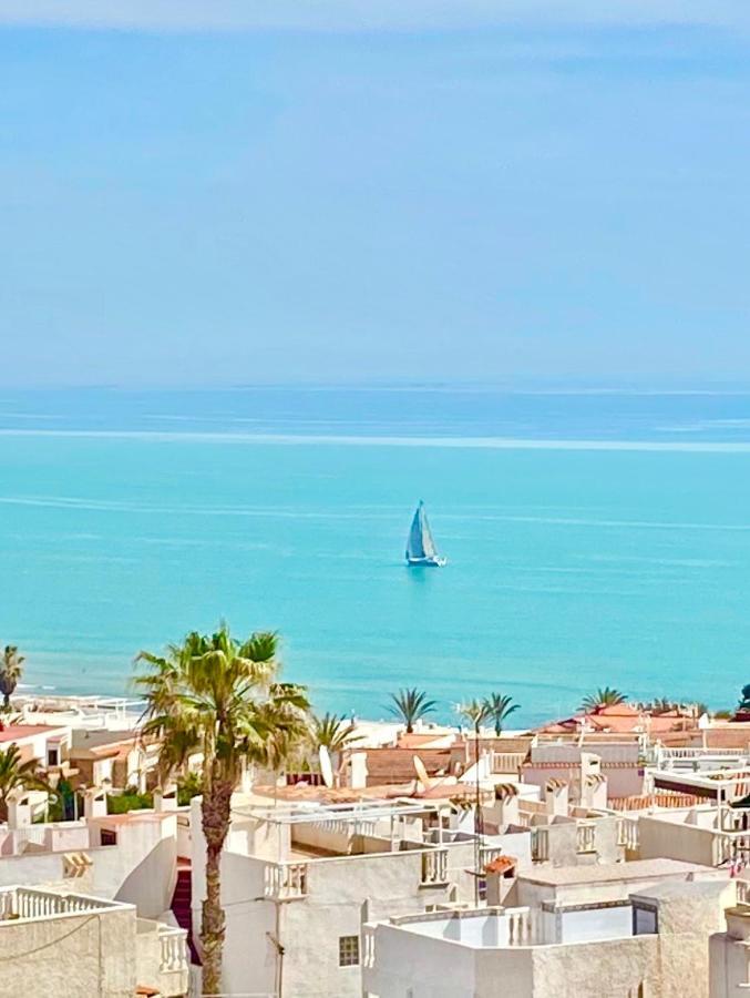 Beautiful Apartment Near Lamata Beach With Panorama Sea View!!! Torrevieja Bagian luar foto