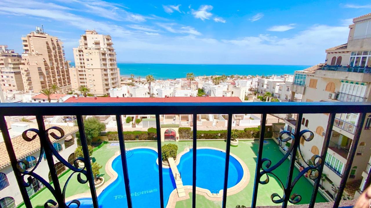 Beautiful Apartment Near Lamata Beach With Panorama Sea View!!! Torrevieja Bagian luar foto